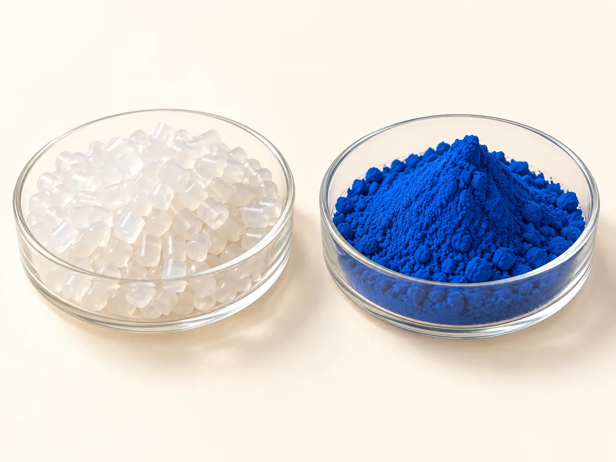 Polimer tashuvchi va rangli pigment tasviri